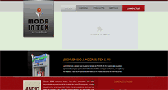 Desktop Screenshot of modaintex.com